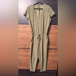 Casual Olive Jumpsuit